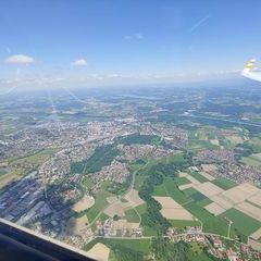Verortung via Georeferenzierung der Kamera: Aufgenommen in der Nähe von Oberbayern, Deutschland in 1600 Meter